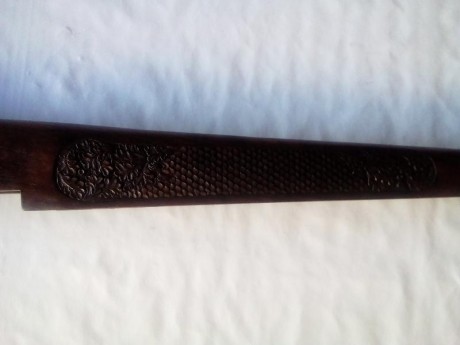 Vendo culata grabada para Máuser 66 calibres magnum. Estado impecable. Grabado muy finos difíciles de 20