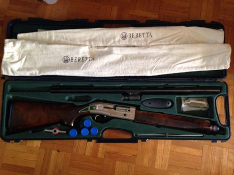 Vendo impecable beretta al391 tecknys stonecoat gold, lágrima verde. muy pocos tiros. maderas y pavon 00