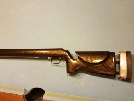 Preciosa culata anchutz con terminacion carbono unica
Para macht 54 / super macht 1813 y 1913. 
Con 2 11