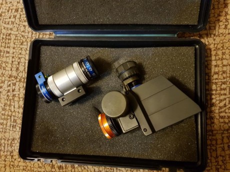 Vendo extraordinario conjunto Whalter compuesto de diopter con regulacion de apertura y tunel centra regulable 01