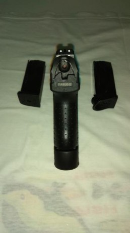 VENDO WALTHER P99 COMPACT CALIBRE 9 PB EN PERFECTO ESTADO. SE ENTREGA CON MALETÍN DE TRANSPORTE, ACCESORIOS 40