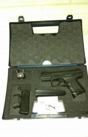VENDO WALTHER P99 COMPACT CALIBRE 9 PB EN PERFECTO ESTADO. SE ENTREGA CON MALETÍN DE TRANSPORTE, ACCESORIOS 60