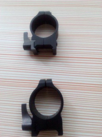 Vendo juego de anillas desmontables marca warne Máxima, validas para visores de tubo de 30". Muy 00