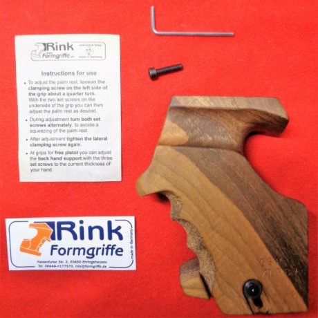 Buenas tardes, vendo una  empuñadura Rink para Walther GSP  como nueva por error de tallaje. Se hacen 00