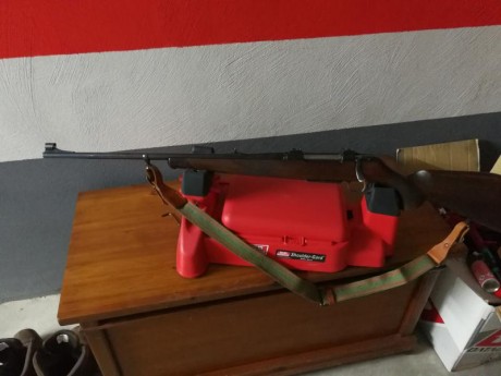 Rifle para zurdos en calibre 30, 06, monturas apel eaw originales, gatillo con pelo francés, cañones Lothar 02
