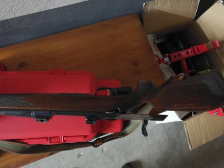 Rifle para zurdos en calibre 30, 06, monturas apel eaw originales, gatillo con pelo francés, cañones Lothar 11