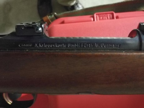 Rifle para zurdos en calibre 30, 06, monturas apel eaw originales, gatillo con pelo francés, cañones Lothar 20