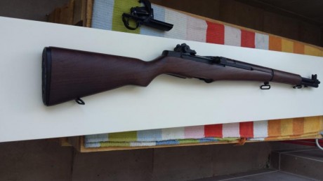 Vendo M1 Garand Springfield armory del año 1945, calibre 30-06, con muchos extras.

Totalmente impecable, 52