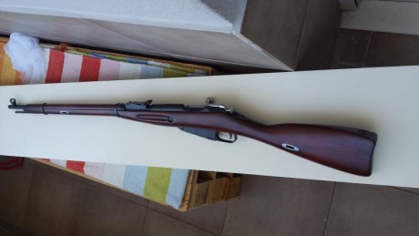 Vendo Mosin Nagant del arsenal de Tula y fabricado en 1939 totalmente impecable, como salido de fábrica.

No 41