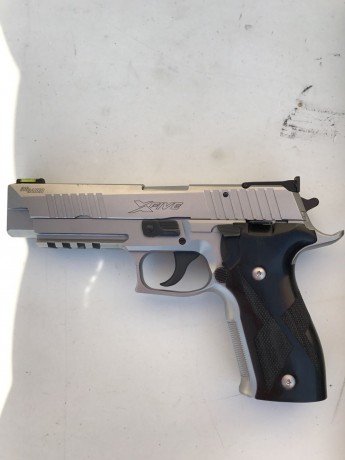 HOLA VENDO PISTOLA PARA IPSC, SIG SAUER X-FIVE NUEVA DE CALIBRE 9MM.
CONSTA DE GUIA, MALETIN, 5 CARGADORES, 01