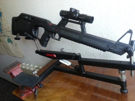Vendo carabina Waltter G22 muy bien para modalidad Mini Rifle IPSC punto rojo y laser integrado muy compacta 01