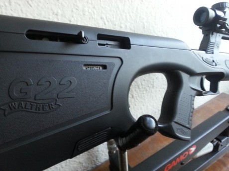 Vendo carabina Waltter G22 muy bien para modalidad Mini Rifle IPSC punto rojo y laser integrado muy compacta 00