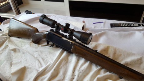 Vendo Rifle fn browning  BAR mkI- calibre 300 wm- visor 1.5-6x42 winchester , casi nuevo, con monturas 01