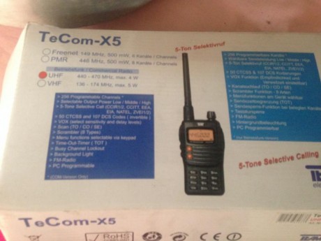 Se vende emisora te-com x5.
Nueva a estrenar 65€. 00