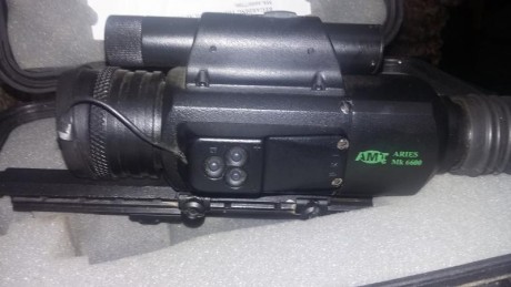 Vendo visor nocturno ATN, modelo Aries  MK6600, 4x60 aumentos. Precio nuevo 2500 euros. Semi nuevo. Precio 02
