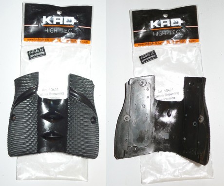 Se venden dos cachas y dos cargadores para pistola browning, están en Zaragoza el precio para el lote 11