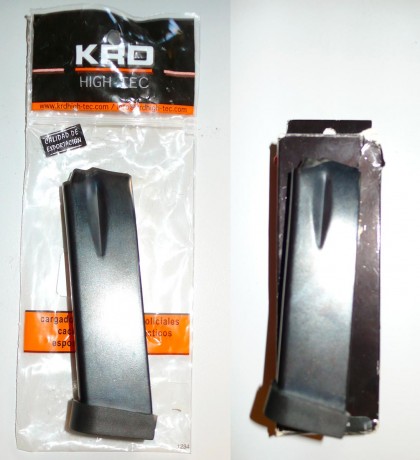 Se venden dos cachas y dos cargadores para pistola browning, están en Zaragoza el precio para el lote 10