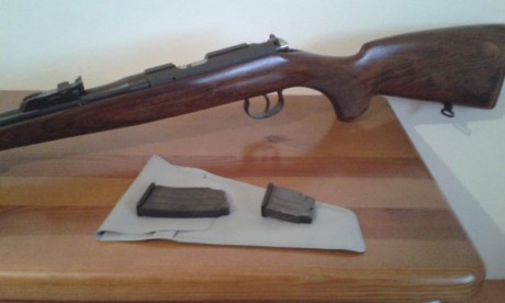 Vendo carabina BRNO 22 LR. con dos cargadores  1 de 5  y otro de 10. muy buen estado como nueva.
precio 12