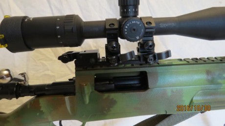 Se vende rifle combinado Billing....marca italiana Fair...cañon de rifke 6'5x55...cañin de escopeta 12/76.
Con 171