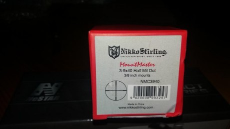 Saludos vendo estos 2 visores sin usar ,el niko viene con sus anillas y el necstar pequeñito es un 6x32.REBAJAS 02