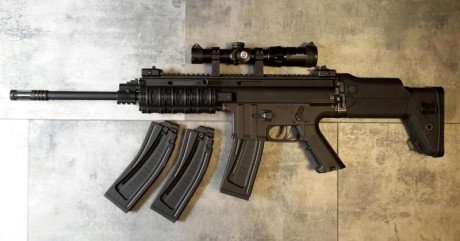 Hola,
Vendo,por no usar,este rifle ISSC MK 22 hecho en Austria.Esta prácticamente nuevo.Apenas lo he usado,ya 02