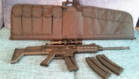 Hola,
Vendo,por no usar,este rifle ISSC MK 22 hecho en Austria.Esta prácticamente nuevo.Apenas lo he usado,ya 00