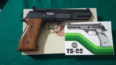 Vendo pistola de tiro olímpico astra ts 22 de reconocido prestigio, calibre 22lr, buen estado, nunca se 01