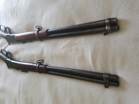 Hola.
Por cambio de proyecto y para hacer sitio en el armero, pongo en venta estas dos piezas de historia 00