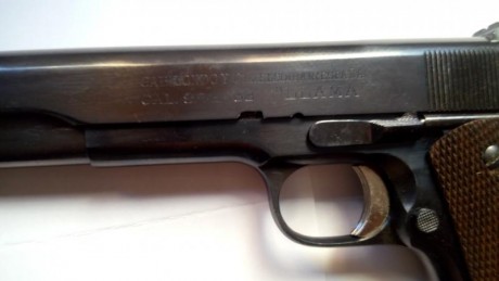 Vendo mi Llama Extra del calibre 9mm.Largo.
Guiada con licencia F.
El arma se encuentra en Zaragoza.
Dispone 00