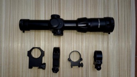 En venta visor Vector Optics Grimlock 1-6X24 IR.Tubo de 30mm,retícula iluminada en rojo o verde con cinco 01