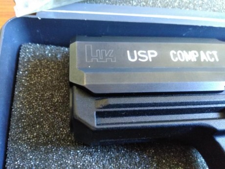 Vendo H&K USP Compact calibre 9mm Para. en excelente estado. La compré por tener una H&K USP como 11