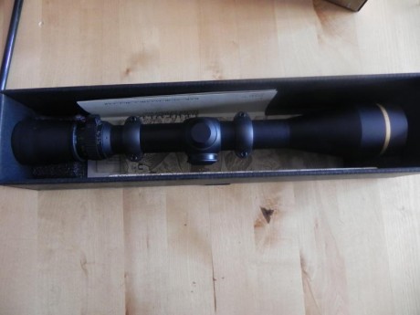 Hola, vendo un visor Leupold 3.5-10x40, el visor practicamente no tiene uso, solo unas rozaduras en el 01