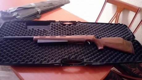 vendo carabina HW 66 JAGD-MACHT cañon macht de 22mlm,el arma esta absolutamente impoluta,se habran tirado 12