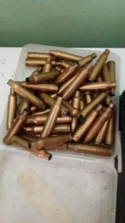 Vendo 165 vainas 6,5x55, de las cuales 85 son SWE y 80 S&B. Tienen la todas un tiro carga comercial 00