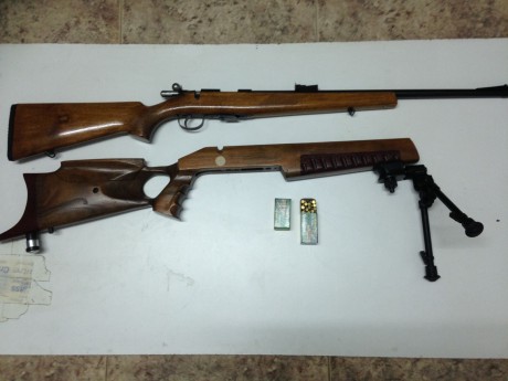 Pues eso se vende culata hecha  especialmente para carabina onena se incluye bipode.200Eur.más portes 10