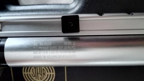 Vendo mi pistola de competicion STEYR LP10 electronica , por tener que dejar el tiro por lesion . Fue 12