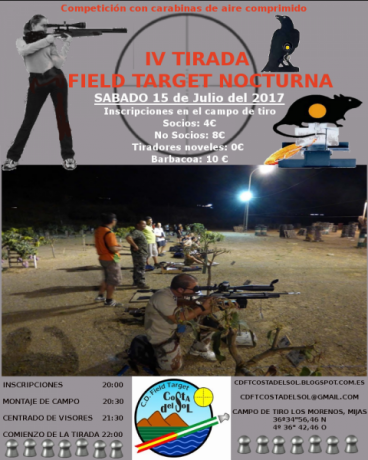 Hola a todos,

Desde el Club deportivo de Field Target Costa del Sol, ubicado en Mijas (Málaga) os invitamos 00