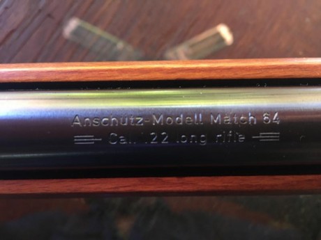   VENDIDA   Carabina Anschutz 64 match 22Lr
Muy bien cuidada con pocos disparos 20