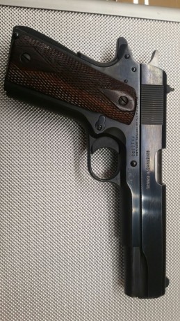 VENDIDA  PISTOLA COLT 1911 , calibre 9 parabellum , como nueva , vendo por no usar y falta de cupo , todo 01