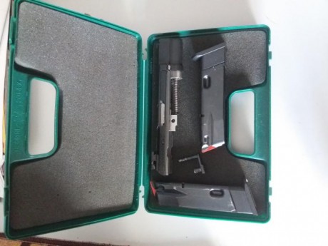 Buenas amigos,

Debido a mi subida a 2 categoria pongo en venta mi kit kadet 2 del calibre 22. Buena precision 00