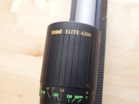 Hola, pues eso, vendo un Bushnell elite 6-24x40, perfecto, sin roces ni golpes ni nada, el precio 400 91