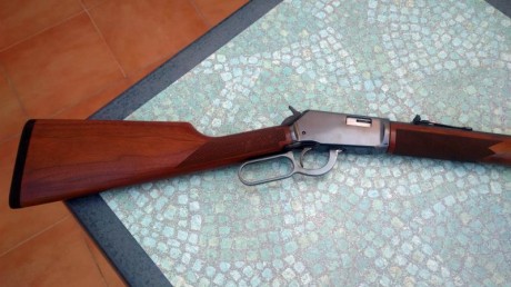 Un compañero y amigo del club vende un rifle Winchester calibre 22LR, está, como se puede apreciar en 01