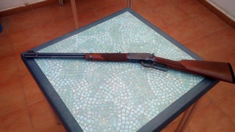 Un compañero y amigo del club vende un rifle Winchester calibre 22LR, está, como se puede apreciar en 10