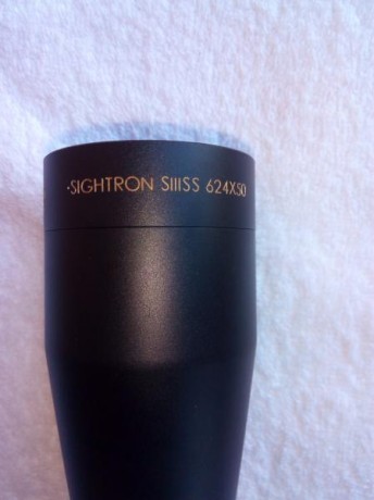 vendo visor sightron s3 6-24x50.tubo de 30, reticula mil-dot en segundo plano.
paralage de 40yds a infinito
el 02