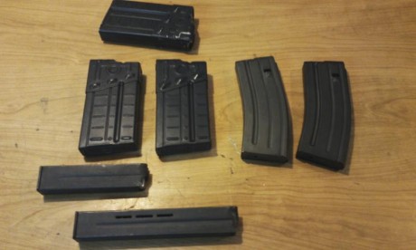 CETME L (nuevos)      20 €    
Z70B corto               15 €
Z70B largo                20 €
Peine Mosin 02