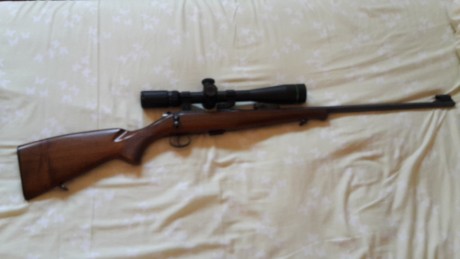 Hola. Vendo carabina CZ 452-2E ZKM. La carabina era de un cazador compañero de cuadrilla. Se la compro 01