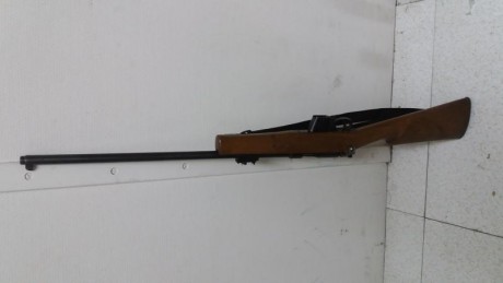 el arma esta en buen estado para el tiempo que tiene, doy dos cargadores, la correa, una funda y algo 01