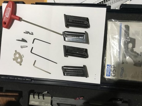 Waltegr GSP Expert. Calibre 22. Impecable. Poco uso. Con 4  cargadores en muy buen estado (los alterno 02