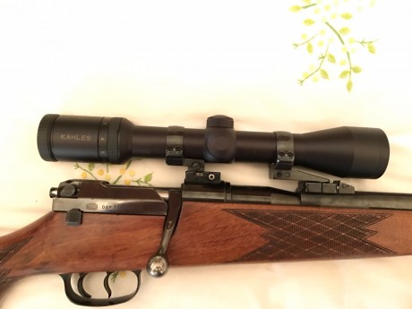 Buenas tardes:

Mi hermano y yo ponemos a la venta el rifle arriba reseñado por exceso de armas. El estado 40