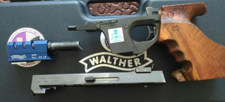 Vendo mi Walther GSP EXPERT, calibre 22. El arma está en perfecto estado como se puede ver en las fotos. 00